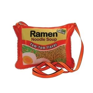Comeco Sleepyville Critters Instant Ramen Noodle Soup Crossbody Bag Vinyl